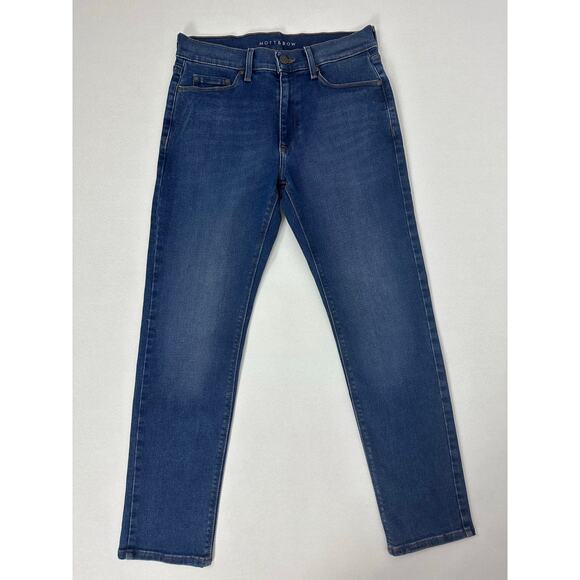 Mott and Bow Size 29x30 Slim Oliver Jeans Men's Mid-Rise Medium Wash EUC - Picture 5 of 14